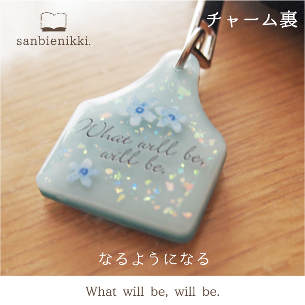 sanbienikki. サンビエニッキ ブルースターと白猫 チャーム付き タブレットケース ブルースター 猫 ネコ 白猫 青い花 黒 限定1個! 送料無料 (当店負担)