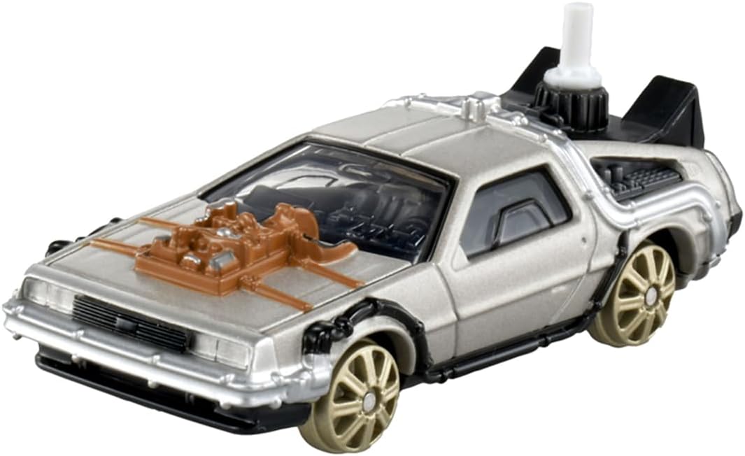 タカラトミー トミカプレミアムunlimited バック・トゥ・ザ・フューチャー タイムマシン(PART3/鉄道車輪装着Ver.) ミニカー おもちゃ 6歳以上 バック・トゥ・ザ・フューチャー 送料無料(普通郵便)