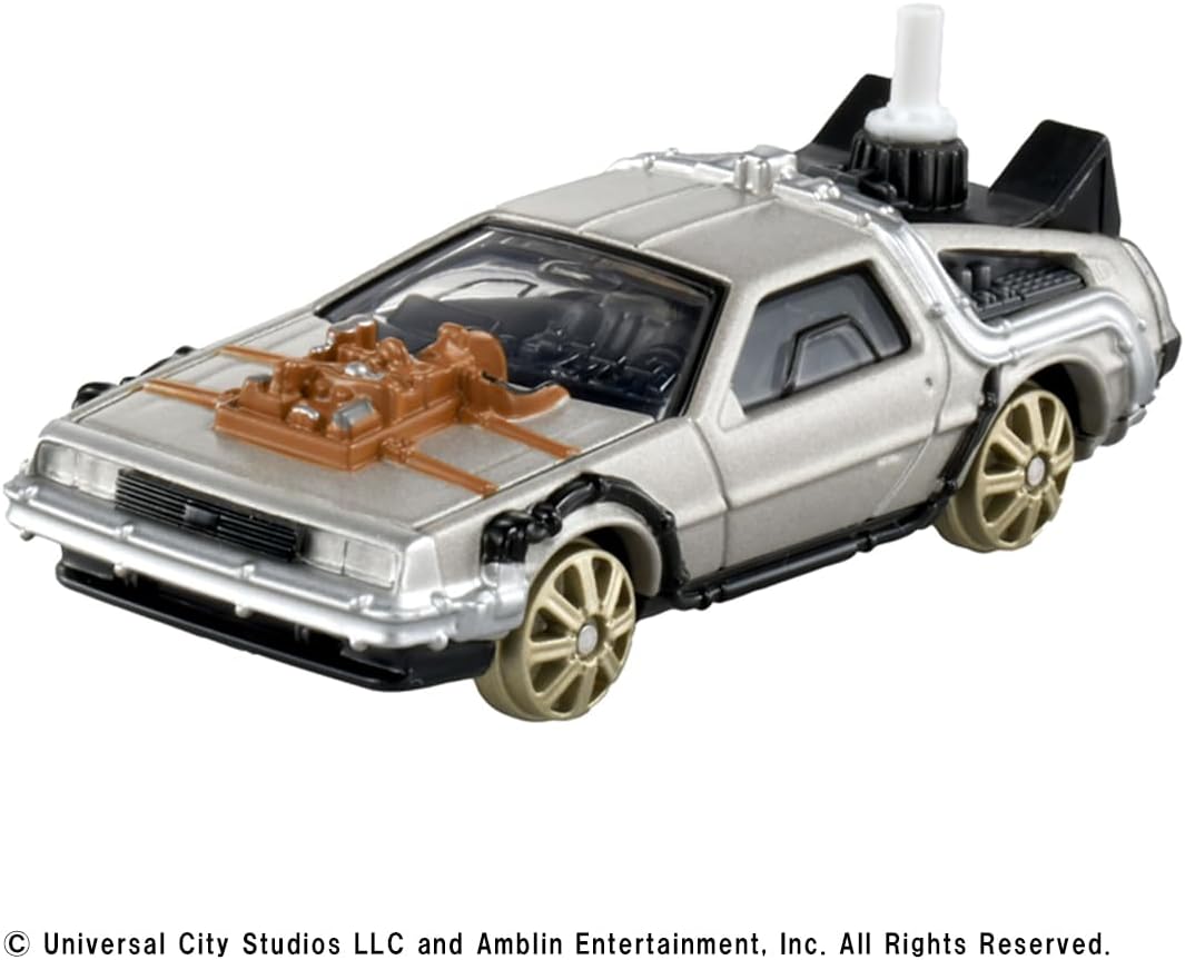タカラトミー トミカプレミアムunlimited バック・トゥ・ザ・フューチャー タイムマシン(PART3/鉄道車輪装着Ver.) ミニカー おもちゃ 6歳以上 バック・トゥ・ザ・フューチャー 送料無料(普通郵便)