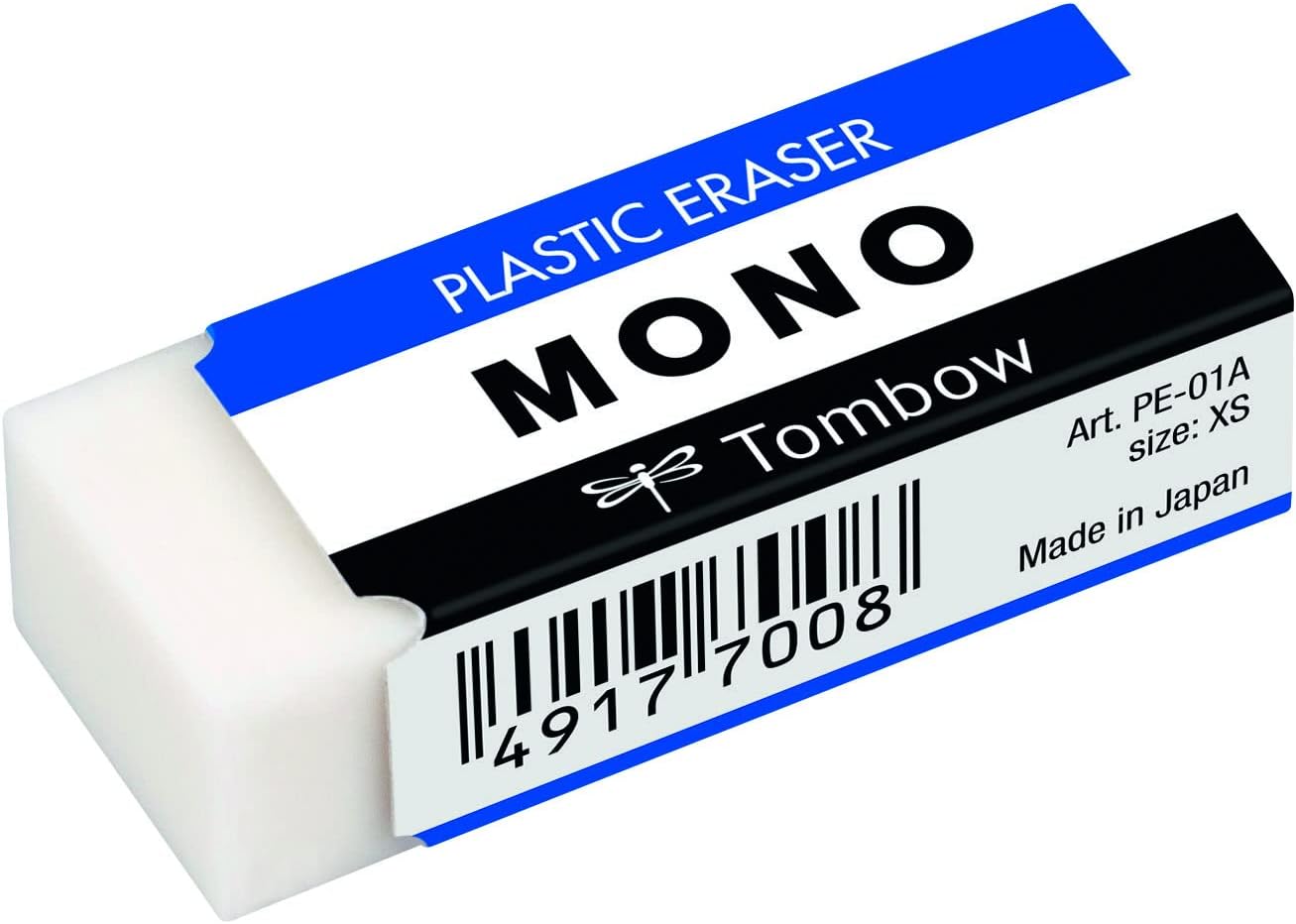 トンボ鉛筆 消しゴム モノ PE-01A 1個入り ホワイト MONO 学習 お受験 小学生 男の子 女の子 塾 学習 事務 製図 デッサン 入園 入学 お受験 塾 おけいこ お仕事 ワーク 送料無料(普通郵便)