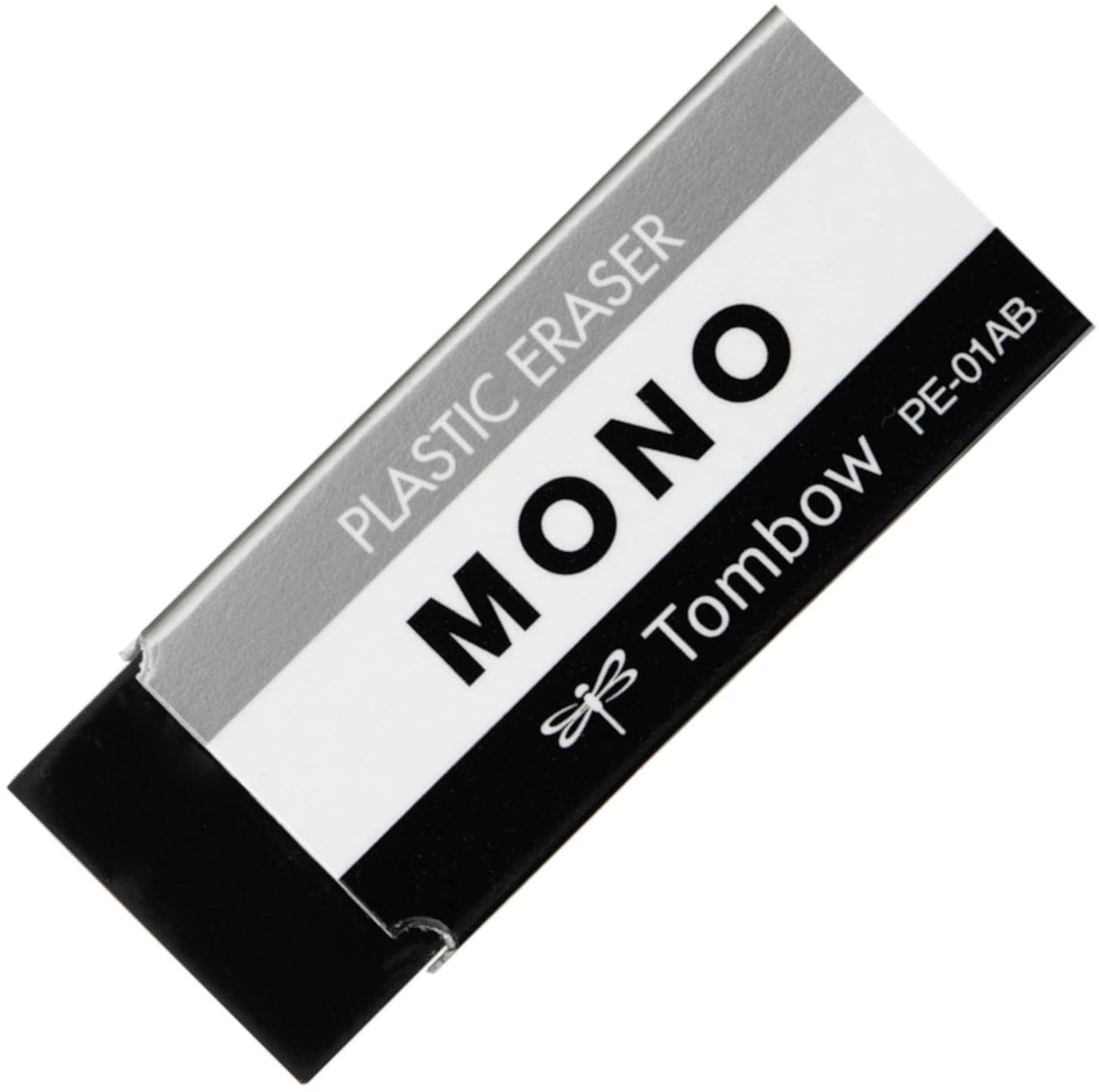 トンボ鉛筆 MONO 消しゴム モノ PE-01AB 1個入り ブラック 学習 お受験 小学生 男の子 女の子 塾 学習 事務 製図 デッサン 入園 入学 お受験 塾 おけいこ お仕事 ワーク 送料無料(普通郵便)