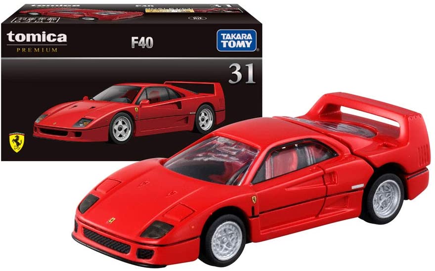 タカラトミー トミカプレミアム 31 F40 ミニカー 車 おもちゃ 6歳以上 箱入り TOMICA TAKARA TOMY ギフト 玩具 スーパーカー スポーツカー 小学生 男の子 送料無料(普通郵便)