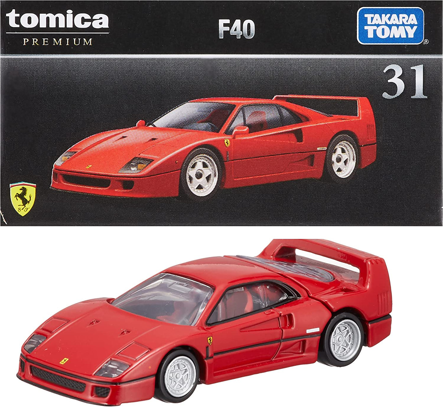 タカラトミー トミカプレミアム 31 F40 ミニカー 車 おもちゃ 6歳以上 箱入り TOMICA TAKARA TOMY ギフト 玩具 スーパーカー スポーツカー 小学生 男の子 送料無料(普通郵便)