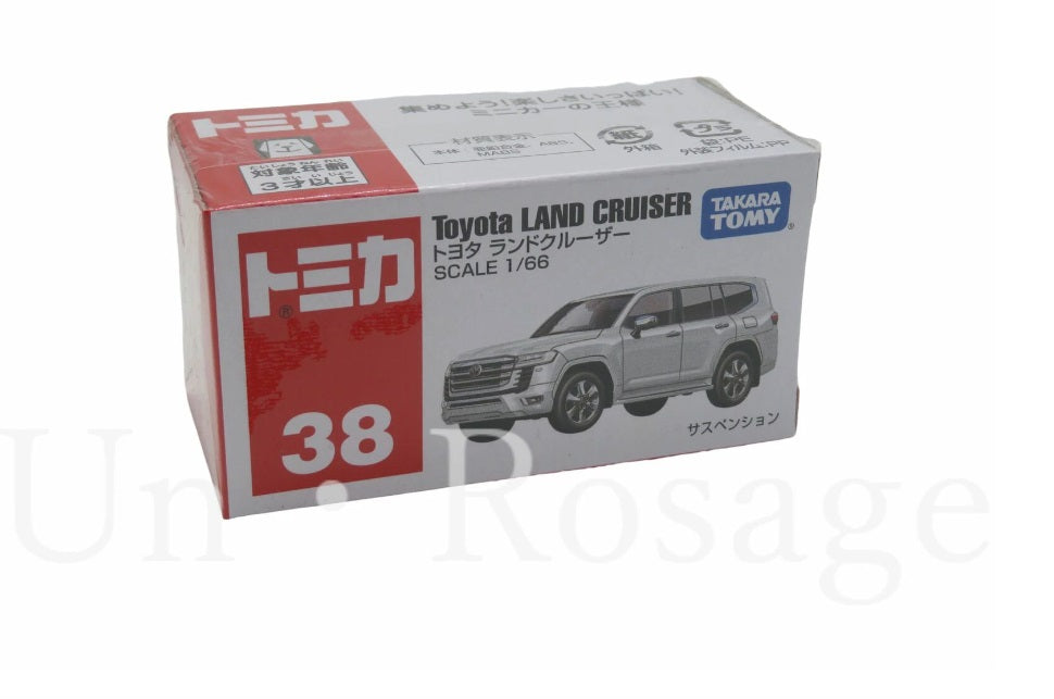 タカラトミー トミカ No.38 トヨタ ランドクルーザー (箱) ミニカー 車 飛行機 おもちゃ 3歳以上 TOMICA TAKARA TOMY TOYOTA SUV ビークル ミニカー ギフト おもちゃ 玩具 小学生 男の子 送料無料（普通郵便）